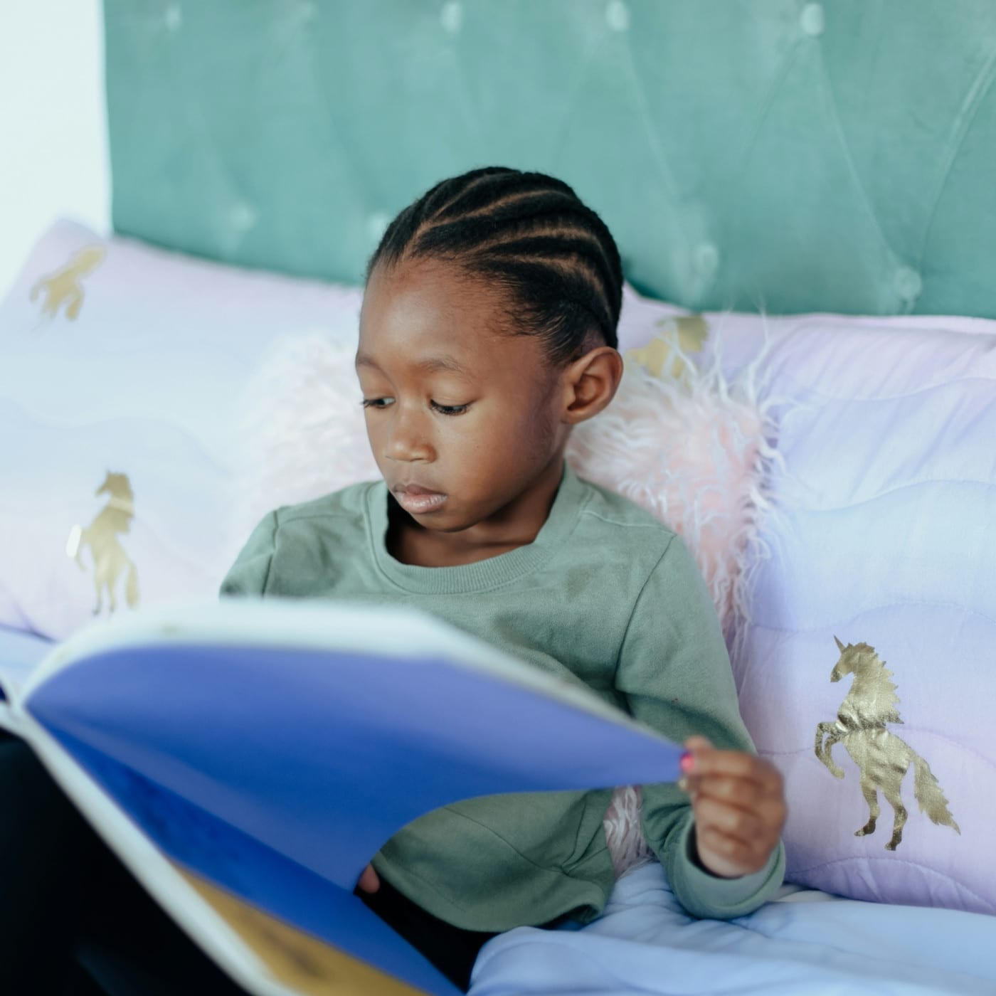 A child post- therapy session that helped them learn coping skills.