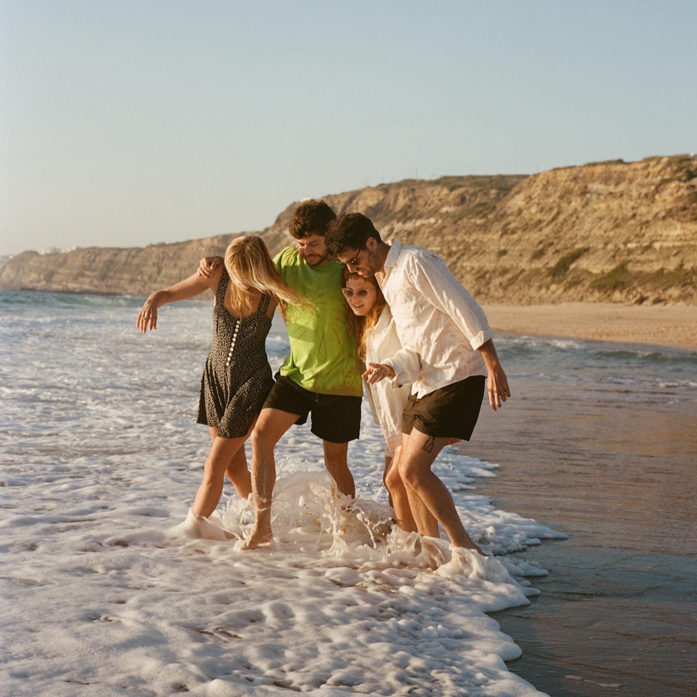 A group of teens after teen therapy in Los Angeles.
