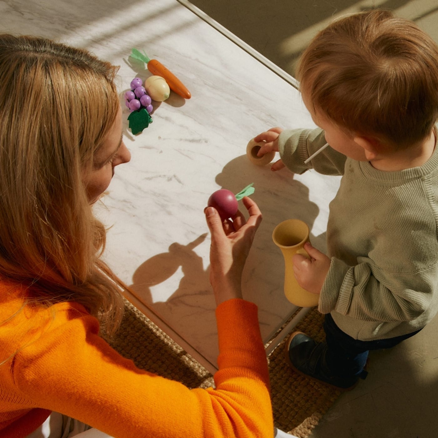 A parent uses gentle parenting techniques that she learned at Child Therapy Center LA