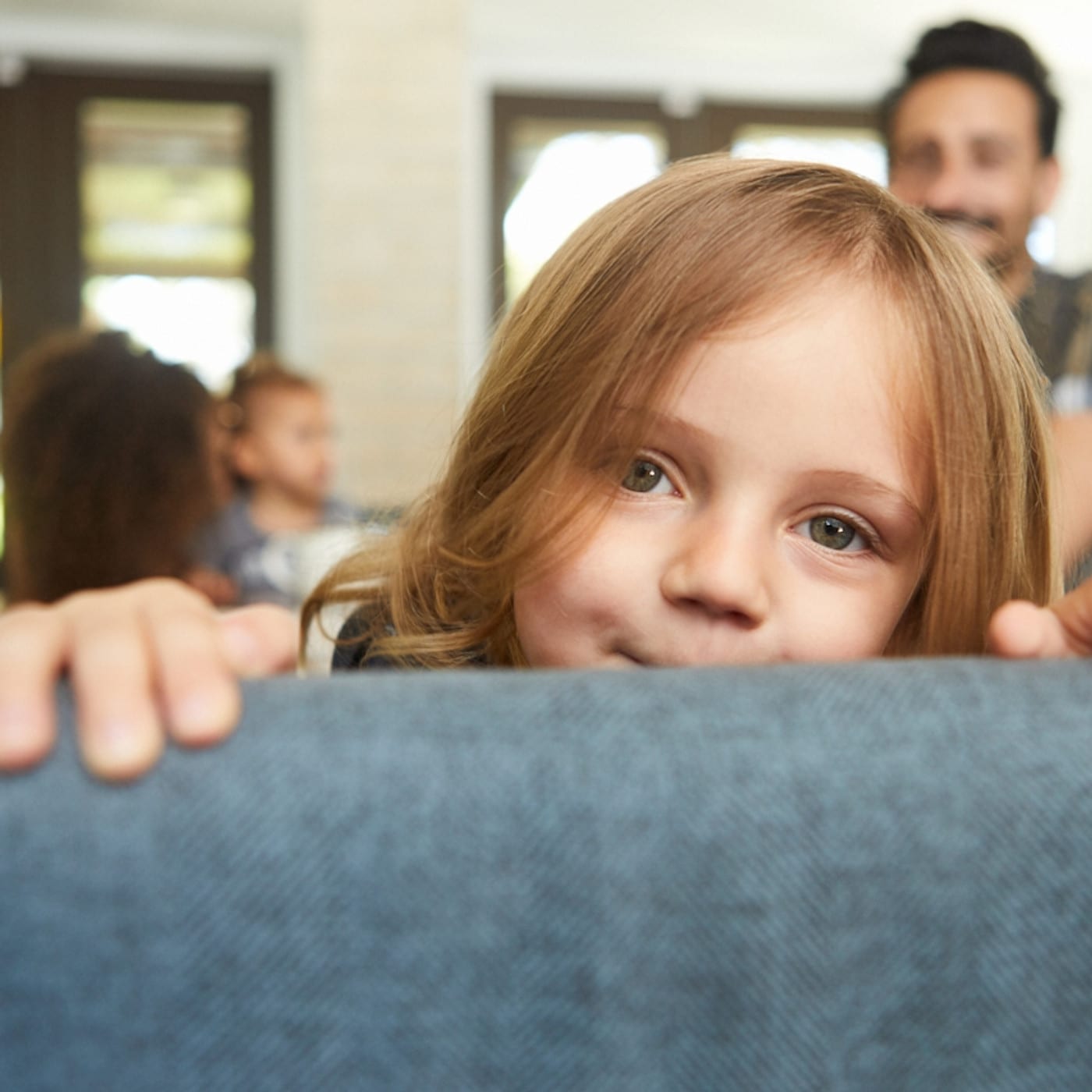 A child that has been diagnosed with ADHD and is on the way to play therapy.