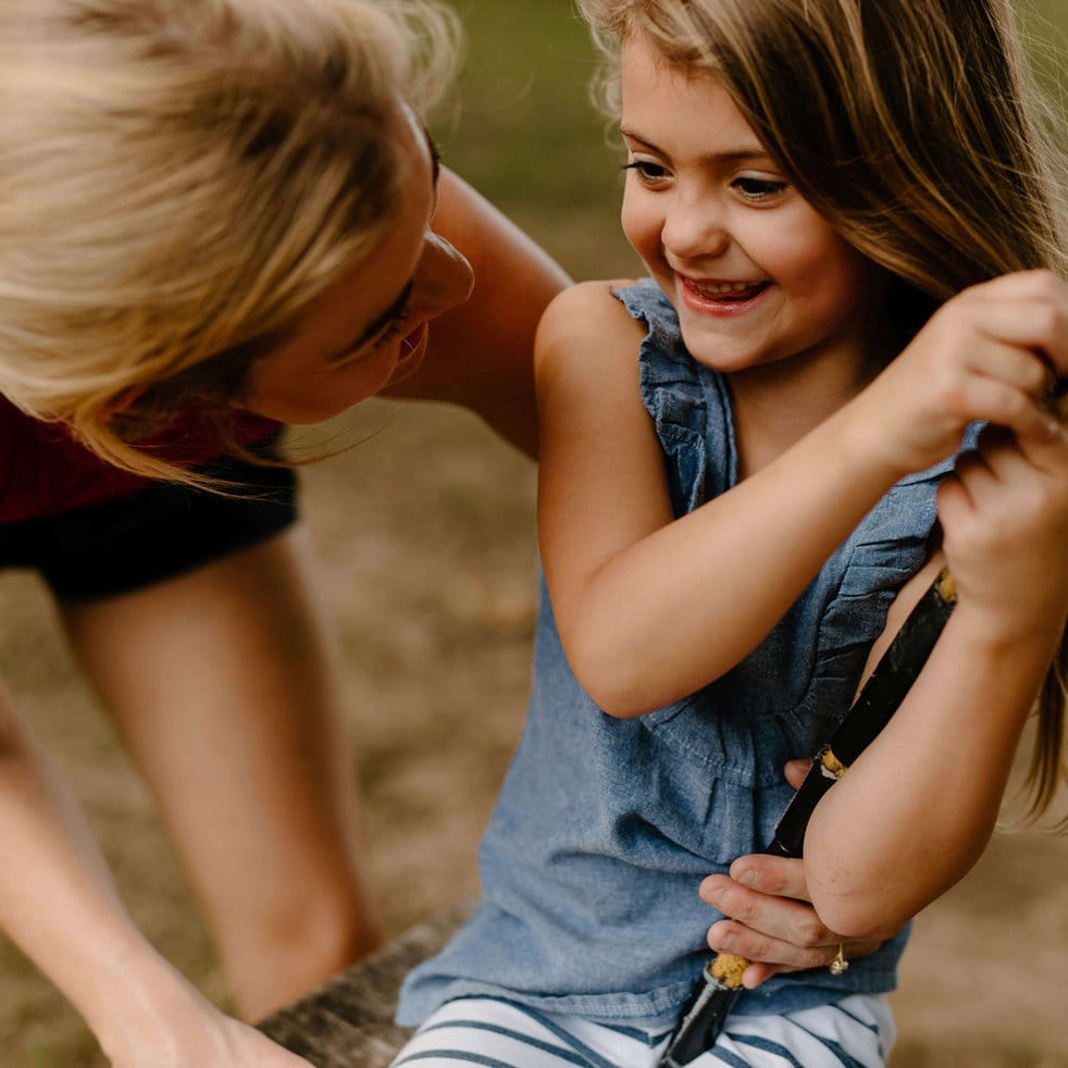 A parent and child at Child Therapy Center